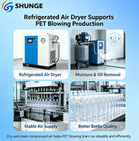 Sécheur d'air comprimé réfrigéré stationnaire sans huile de haute qualité pour machine de soufflage de bouteilles PET 2,6 m/30 MPa