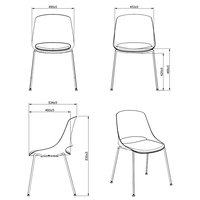 Meilleure vente chaise de salle de réunion exécutive tabouret en plastique réglable en acier pour réception bureau cuisine salle à manger extérieure chaise de bureau