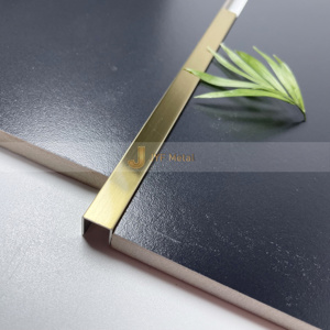 Perfil de Acero Inoxidable en Forma de U de Alta Calidad SS 304, Resistente al Agua, para Revestimiento de Azulejos en Paredes de Apartamentos - Product Image 5