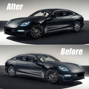 Glossy Tpu Black Car Bra Hydrophobic Black Ppf Paint protection Film - Product Image 4