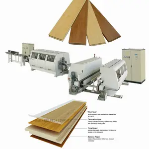 Factory Semi Automatic Laminate Wood Parquet Flooring Hot Press Machine for wood flooring production line