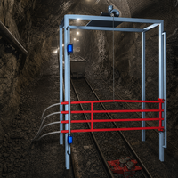Dispositif de protection contre l'évasion des voitures minières ZDC30-2.5, barrière anti-évasion automatique pour voies inclinées de mines de charbon