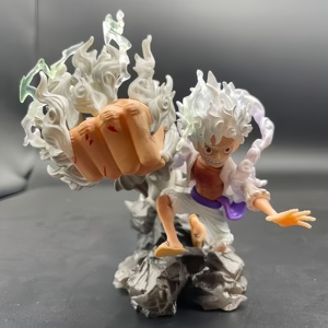 Mini Figura Coleccionable de <span class=keywords><strong>Luffy</strong></span> Gear 5 Nika Giant Fist, 1 Pieza, para Fanáticos del Anime, Decoración de Escritorio, Regalo - Product Image 3