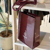 Sacs en papier d'art de luxe faits à la main, écologiques, biodégradables et réutilisables avec ruban, personnalisation de marque pour la vente au détail de vêtements et de chaussures haut de gamme