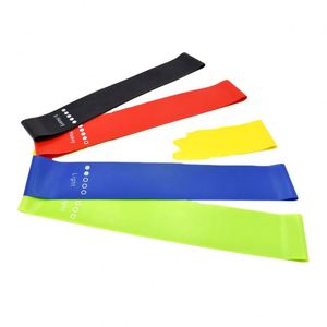 Bandes de résistance en latex TPE de haute qualité, fabriquées en usine BSCI, avec logo personnalisé, 5 niveaux de résistance, bandes extensibles. - Product Image 1