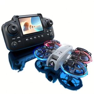 โดรนรุ่นใหม่ Mini K100 Max พับได้ ใช้งานง่ายสำหรับมือใหม่ ถ่ายภาพทางอากาศ ควบคุมผ่านหน้าจอ มอเตอร์ไร้แปรงถ่าน ระบบ Optical Flow Positioning - Product Image 1