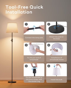 Lampada <span class=keywords><strong>da</strong></span> <span class=keywords><strong>Terra</strong></span> RGB con Telecomando per Atmosfera, Decorazione per Soggiorno, Studio e Camera <span class=keywords><strong>da</strong></span> Letto, Lampada <span class=keywords><strong>da</strong></span> <span class=keywords><strong>Terra</strong></span> Componibile - Product Image 3