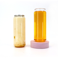 Toutes les tailles de boîtes de conserve en plastique PET avec anneau et couvercle en aluminium facile à ouvrir
