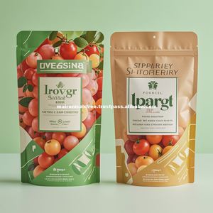 Papel Kraft con logotipo personalizado con cremallera de válvula, bolsas de frijoles de pie, bolsas de embalaje lateral inferior, bolsa de café - Product Image 5