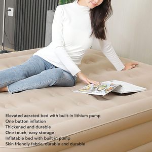 Factory Direct Modern PVC Inflatable <b>Mattress</b> Self-Inflation Puncture-Resistant Feature Wholesale Air Bed for Outdoor Camping - Product Image 5