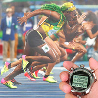 Chronomètre numérique avec précision de 0,01 seconde, mémoire de 100 tours en métal, réveil pour entraîneur sportif, course à pied, marathon