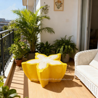 Chaise de loisirs personnalisée en forme de pomme, tabouret en FRP pour salon, centre commercial, jardin, cour, décoration, mobilier, ornement, sculpture