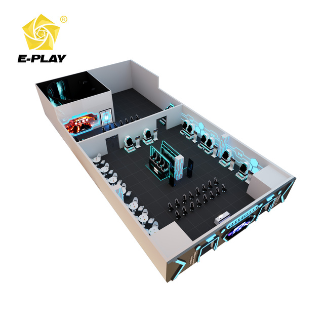 EasyPlay Custom Indoor Playground Amusement Project Solutions 9D Cinema Vr Game Simulator Coin Operated Arcade Machine