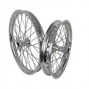 Juego de Ruedas Cromadas con Neumáticos para Surron Light Bee 2, 21, <span class=keywords><strong>19</strong></span>, 18, 16 Pulgadas, Ruedas para Motocicleta Eléctrica, Repuestos Todoterreno - Product Image 3