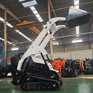 Harga Murah V1000 selip Mini Steer Loader dengan 25Hp Kubota mesin CE EPA bersertifikat berdiri di Crawler dengan lampiran - Product Image 5