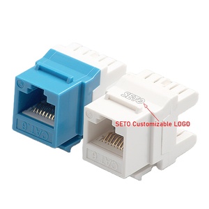 UTP <span class=keywords><strong>Cat6</strong></span> FTP STP nữ <span class=keywords><strong>RJ45</strong></span> <span class=keywords><strong>Keystone</strong></span> <span class=keywords><strong>Jack</strong></span> với danh bạ mạ vàng 100% flk vượt qua - Product Image 3