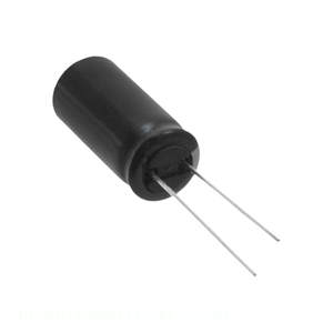 Condensateur original 1800 uF traversant, en aluminium, 1800UF 20% 10V RADIAL 10YXG1800MEFCG412.5X20 - Product Image 1