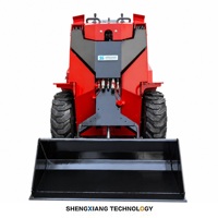 Chargeuse sur pneus EPA EURO5 S490 avec godet de 0,1 m³, charge nominale de 250 kg, chargeuse sur pneus électrique de 8 kW pour ferme et cour