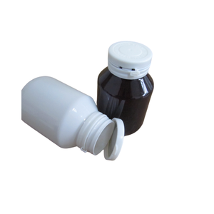 Botella de Plástico Redonda y Duradera con Tapa Desprendible, de 150 ml, para Tabletas, Cápsulas de Vitaminas, Envases de Plástico - Product Image 4