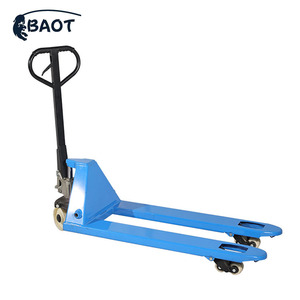 Transpaleta Manual Hidráulica de Acero de 2000 kg/3000 kg con Ruedas de Nylon PU, Freno de Mano Hidráulico, Certificación <span class=keywords><strong>TUV</strong></span> CE GS, Logística de Almacén - Product Image 3