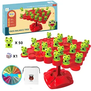 Montessori Math Kikker Balans Boom Educatief Leisure Ouder-kind Interactie Tafelblad Game Kid Learning Familie Puzzel Speelgoed Gift