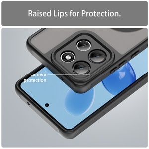Étui magnétique fin transparent mat en PC pour Motorola <span class=keywords><strong>Moto</strong></span> G86 Power / <span class=keywords><strong>G100</strong></span> Pro / G86 / ThinkPhone 25, compatible avec la charge sans fil - Product Image 2