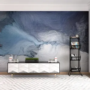 Papel de parede moderno para TV e fundo de parede, pano de parede com linhas abstratas, ambiente nórdico, mural de sala de estar, duplex, edifício, villa 8D