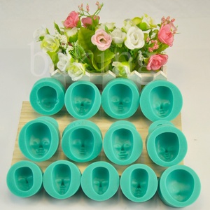 Juego Profesional de 13 Moldes de Silicona para Rostro, para Esculpir y Fundir con Realismo - Product Image 4