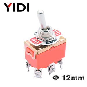 <span class=keywords><strong>Interrupteur</strong></span> à <span class=keywords><strong>bascule</strong></span> en métal de commande d'urgence E-TEN 15A 250V marche-arrêt 2 3 4 6 broches borne à vis de verrouillage SPDT DPDT <span class=keywords><strong>interrupteur</strong></span> à tête mobile - Product Image 3