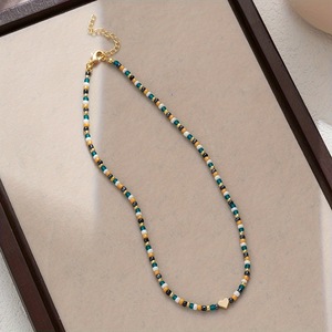 Collana Boho con Ciondolo a Conchiglia e Perline per Donne, Catena per Clavicola Fatta a Mano, Gioielli alla Moda - Product Image 3