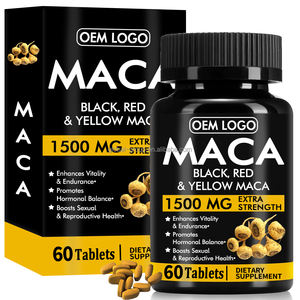 Kapsul bubuk akar <span class=keywords><strong>Maca</strong></span> organik Label pribadi <span class=keywords><strong>1000</strong></span> <span class=keywords><strong>mg</strong></span> dengan suplemen diet Ginseng energi kuat pil <span class=keywords><strong>Maca</strong></span> hitam OEM - Product Image 5