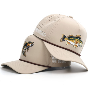 Cappello a 5 Pannelli con Logo Ricamato e Cordino Marrone, Colore Caffè, Prezzo all'Ingrosso - Product Image 1