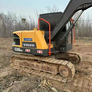 Mini-excavatrice <span class=keywords><strong>Volvo</strong></span> 80 EC80 8 tonnes d'occasion certifiée CE, haute qualité, prix abordable, avec moteur, boîte de vitesses, pompe et godet de 0,34 m. - Product Image 2