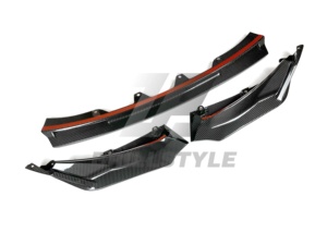Khô Carbon V Phong Cách Phía Trước Bumper Lip Cho BMW M3 G80 M4 G82 G83 2022 + Phía Trước <span class=keywords><strong>Spoilers</strong></span> - Product Image 4