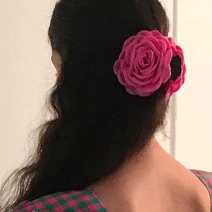กิ๊บติดผมรูปดอกกุหลาบสไตล์<span class=keywords><strong>วิน</strong></span><span class=keywords><strong>เท</strong></span><span class=keywords><strong>จ</strong></span>ฝรั่งเศสขนาดใหญ่สำหรับผู้หญิง ทำด้วยมือ รูปทรงกรงเล็บฉลาม สำหรับ<span class=keywords><strong>ผม</strong></span><span class=keywords><strong>ทรง</strong></span> Updo - Product Image 4