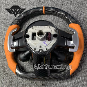 Personnalisez le <span class=keywords><strong>volant</strong></span> en fibre de carbone et en cuir orange pour <span class=keywords><strong>Mercedes</strong></span> Benz W205 W218 W212 W213 W463 X164 X204 - Product Image 6