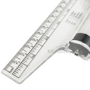 Ghiera goniometro integrato Multi-funzionale righello di rotolamento ideale per <span class=keywords><strong>disegno</strong></span> tecnico e <span class=keywords><strong>disegno</strong></span> SKU # MPR30 - Product Image 4