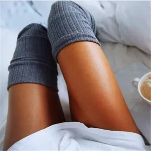 Wholesale Custom Over The Knee Multi-colors Cotton Long Thigh High Socks For Ladies