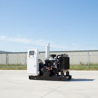 Générateur diesel 10 kW 120/240 V monophasé 50 Hz, type à châssis ouvert, avec démarrage automatique du groupe électrogène, ATS, démarrage à distance