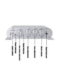 ST-838 Mini HiFi 2.1 kanal güç amplifikatörü Subwoofer Amp ev masaüstü/araba/hoparlörler için deniz Stereo ses Amp 20WX2 + 40W