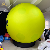 Ballon gonflable géant de pickleball pour la publicité de marque, la publicité commerciale et la décoration