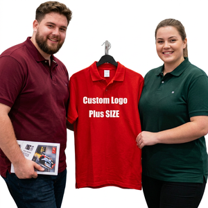 Polo a Manica Corta Taglia USA all'Ingrosso, Stampa Personalizzata, Logo Ricamato, Unisex, in Poliestere, Taglie Grandi, T-Shirt Polo da Uomo - Product Image 1