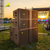 ACTPRO AUDIO Enceinte active Line Array avec contrôle DSP, système de sonorisation professionnel pour DJ, Line Array 10 pouces KR210 63-18KHz 1000W