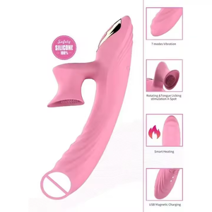 Conejo chupando 7 patrones vibración <span class=keywords><strong>clito</strong></span> estimulación VIBRADOR ELÉCTRICO vagina masajeador masturbación femenina - Product Image 2