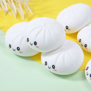 Juguete Antiestrés de TPR con Forma de Bollo, Suave y Adorable, Tipo Kawaii - Product Image 1