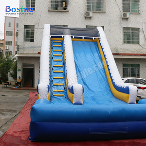 Tobogán Acuático Inflable de PVC de Grado Comercial con Doble Carril y Piscina, Tobogán Acuático Inflable Grande para Niños, Ideal para Fiestas en el Patio Trasero - Product Image 4