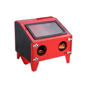 Built In Safety Voltage Lighting Fixture Provides Optimum Visibility 150L Portable Sandblaster