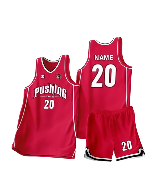 Custom Breathable Plus Size Men's Basketball Jersey Vintage Tackle Twill Embroidery Mesh Fabric Anti-Bacterial Quick Dry