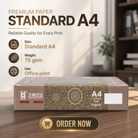 Papel de Copia A4 de Alta Calidad, Duradero y Premium, 75 g/m², Blanco, Doble Cara, para Copiadora e Impresora Láser de Inyección de Tinta, Uso Diario