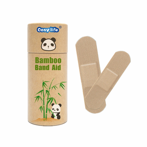 แถบผ้าไม้ไผ่แบบมีรีโมตสำหรับบาดแผลเล็กน้อยแถบผ้าพันแผลออร์แกนิกช่วยในการทำแผล - Product Image 1